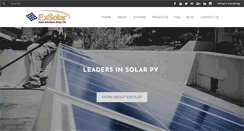 Desktop Screenshot of exsolar.co.za